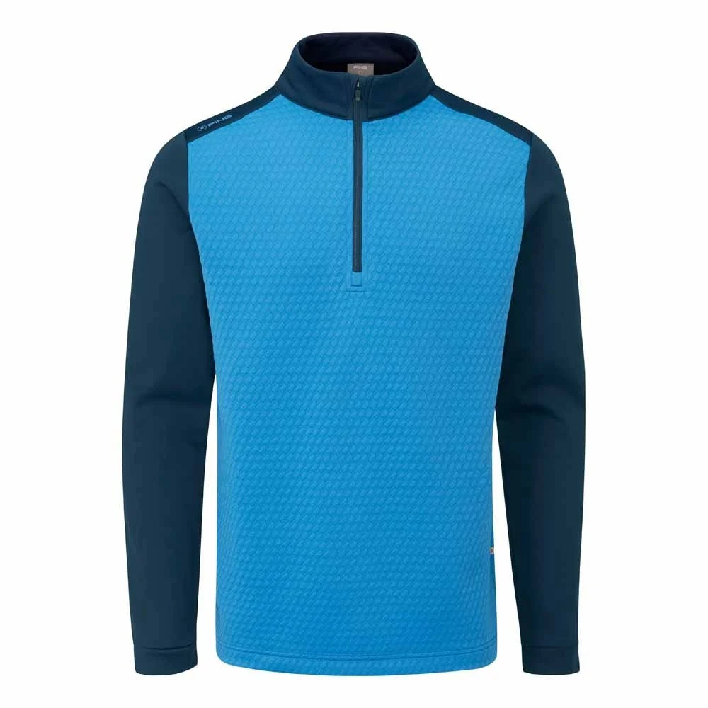 Ping Nolan Half Zip Top Men's (Tidal Blue Navy TEN) - Image 4