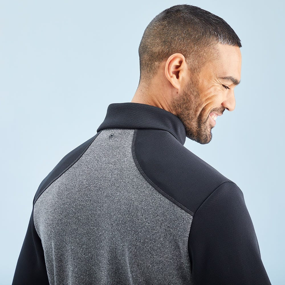 Ping Ramsey Half Zip Top Men's (Black Marl BM34) - Image 3