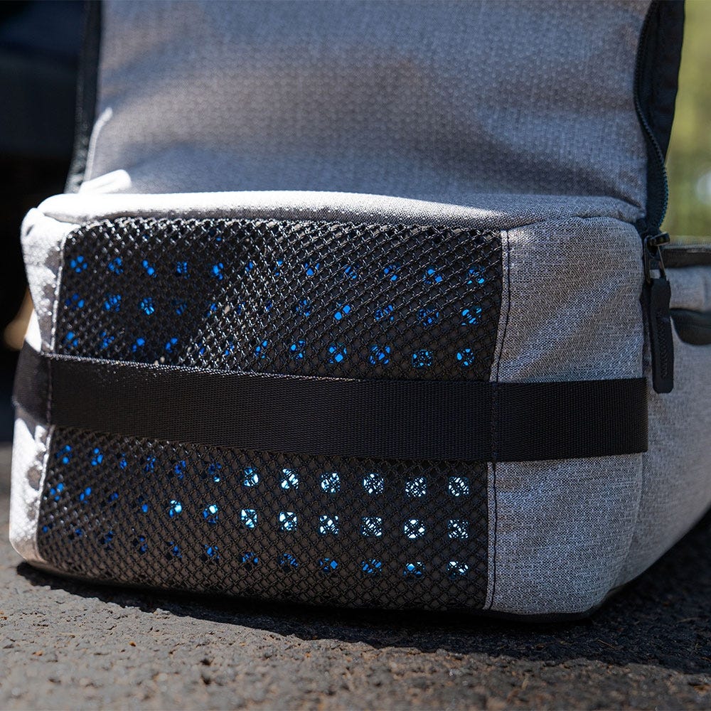Ping Shoe Bag (Heather Grey Black) - Image 5