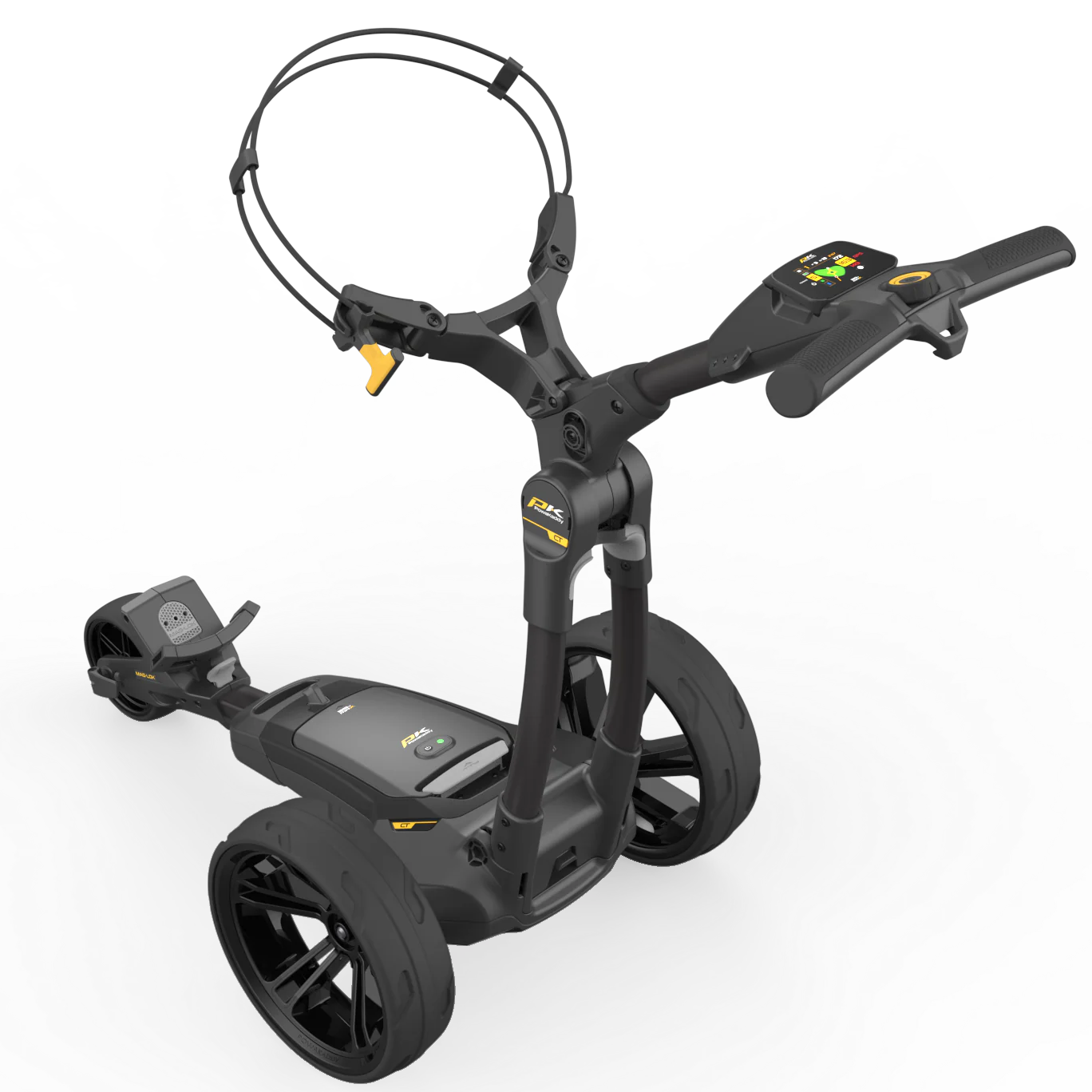 Powakaddy CT6 GPS Lithium Electric Golf Trolley (Black)