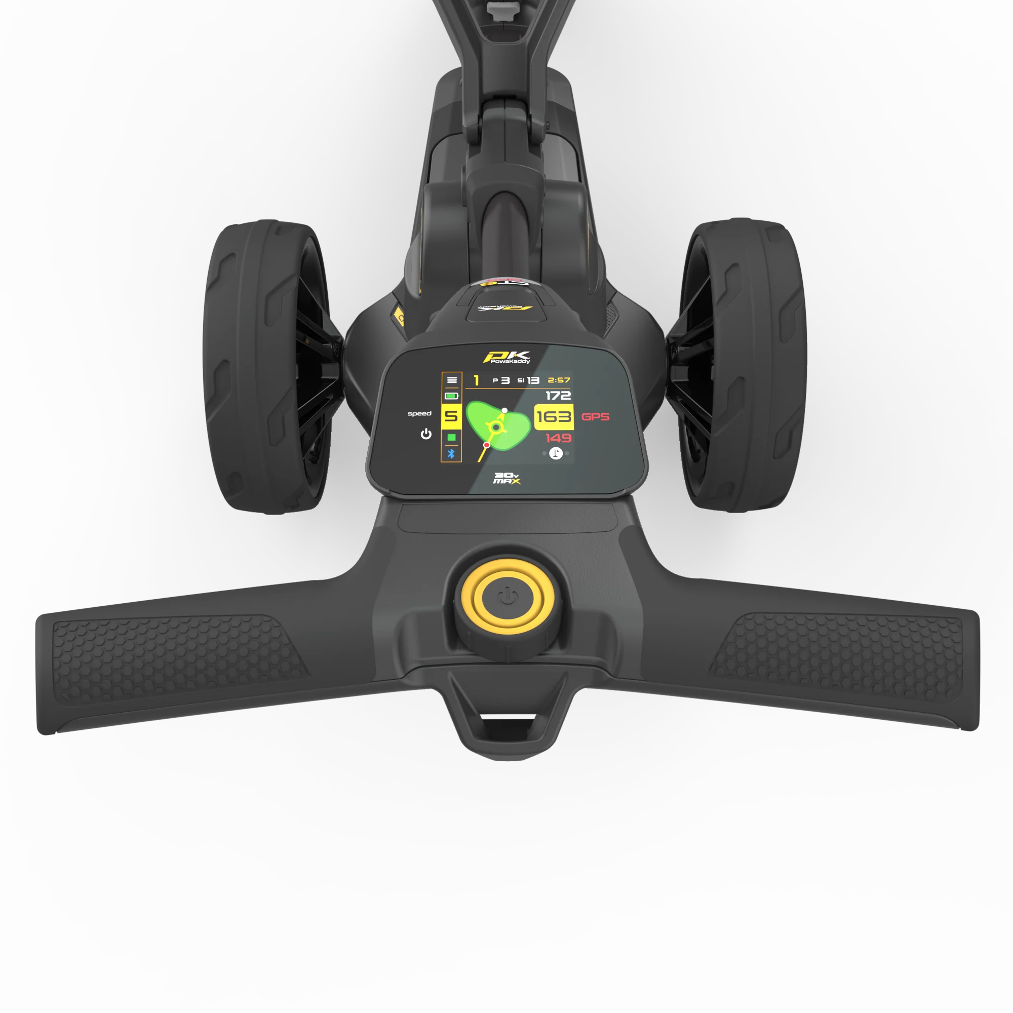 Powakaddy CT6 GPS Lithium Electric Golf Trolley (Black) - Image 2
