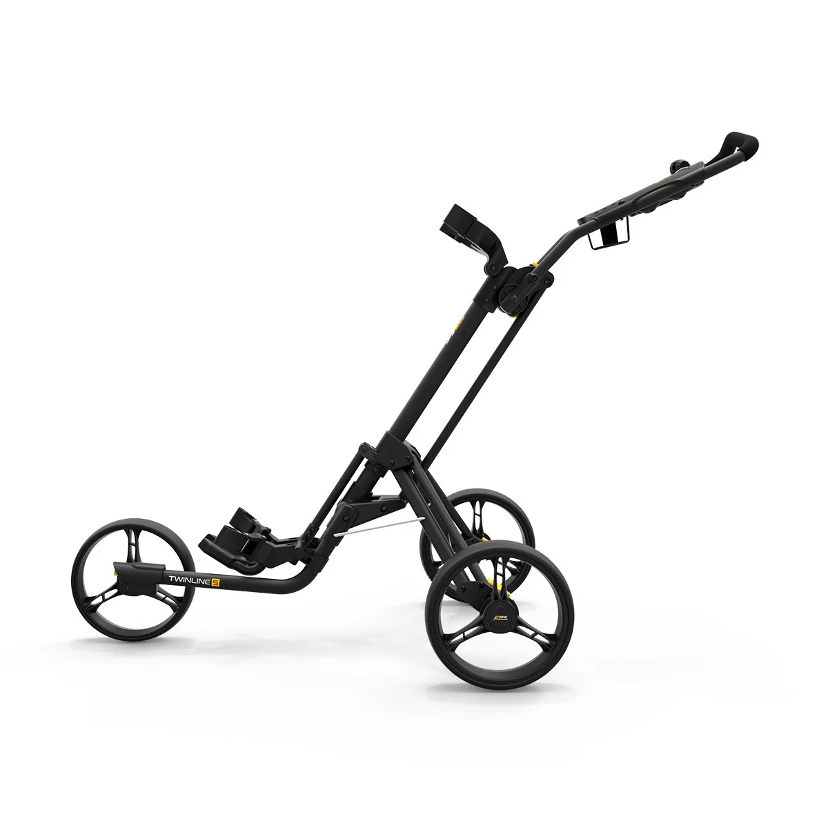 Powakaddy Twinline 5 Golf Push Cart (Matt Black 01) - Image 3