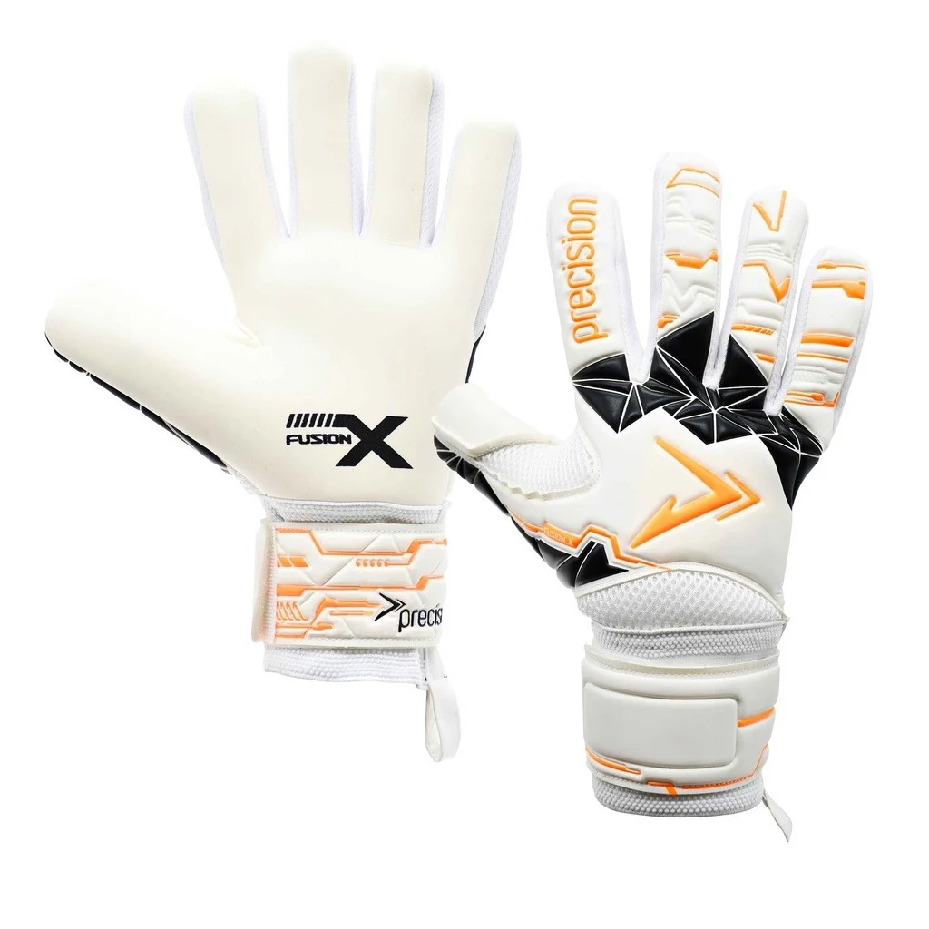 Precision Fusion X Negative Replica GK Gloves (White Orange) - Image 2