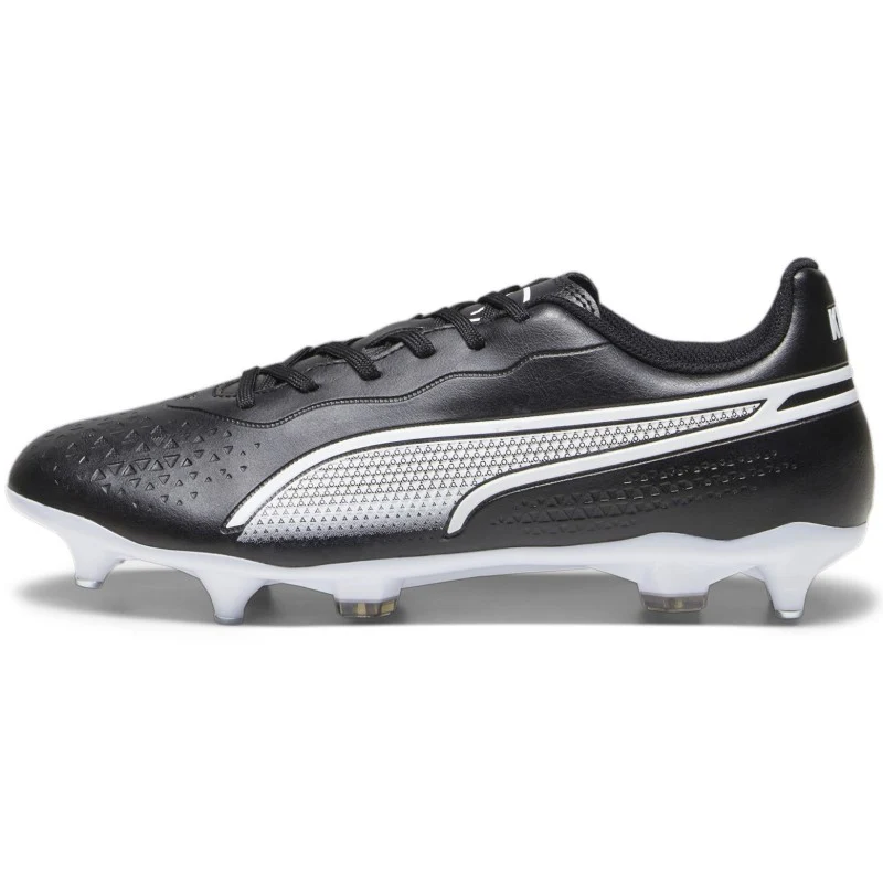 Puma King Match SG Football Boots Men's (Black White)