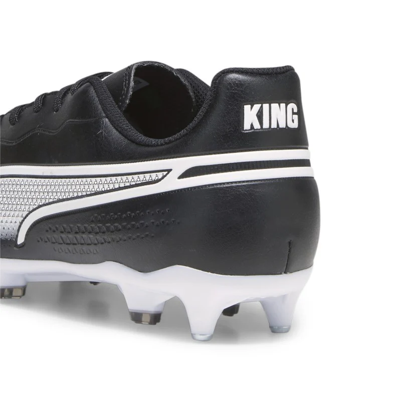 Puma King Match SG Football Boots Men's (Black White) - Image 3