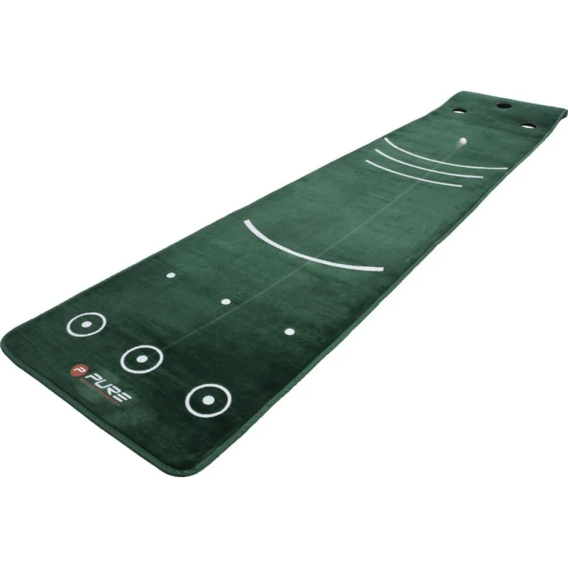 Pure 2 Improve Dual Grain Putting Mat with Broom - Image 3