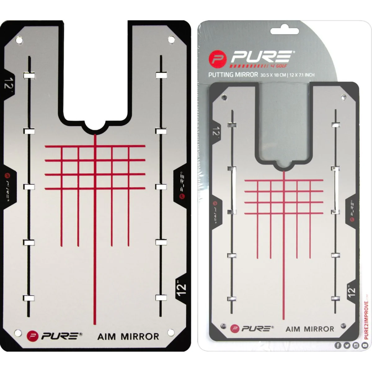 Pure 2 Improve Putting Mirror (12 Inch) - Image 5