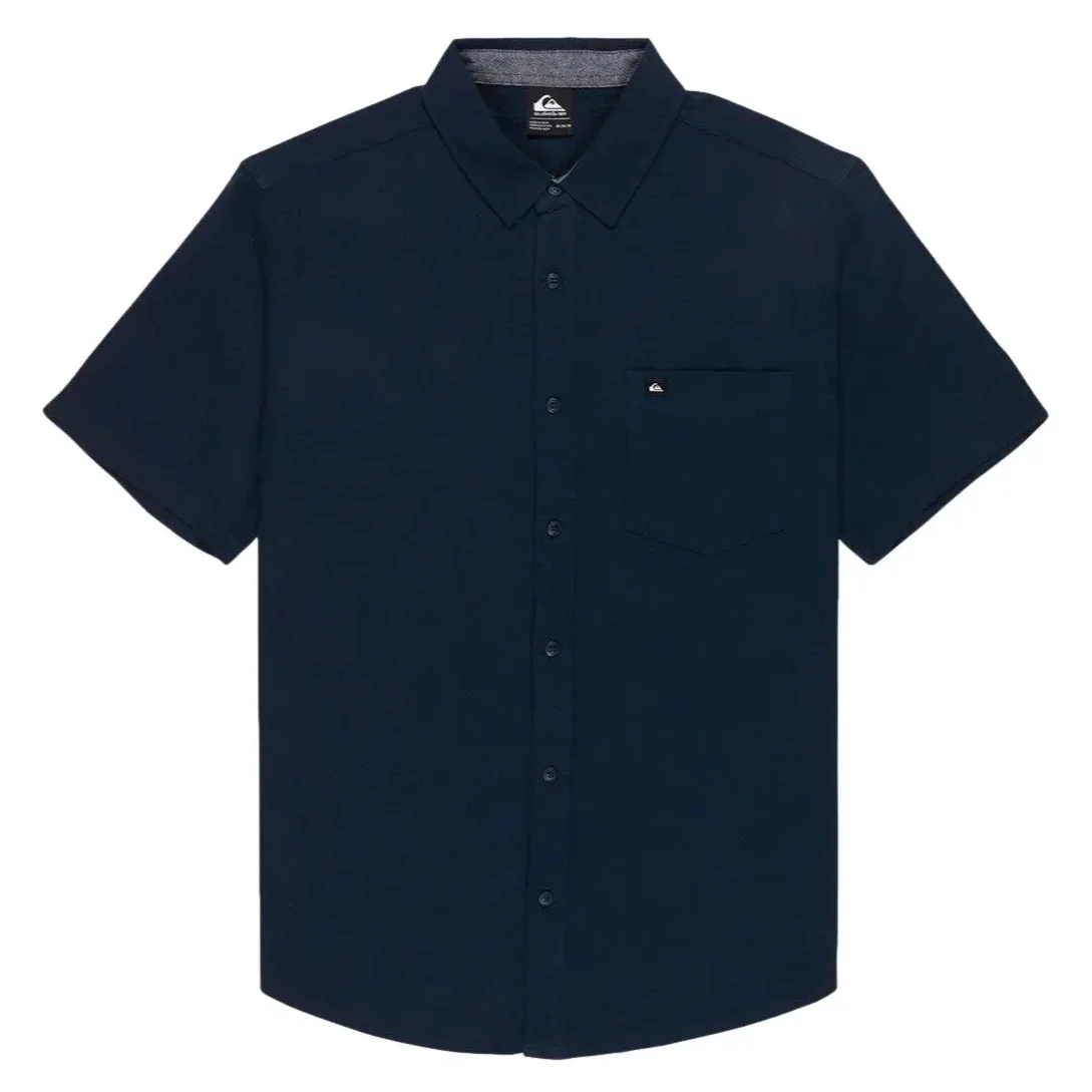 Quiksilver Time Box Short Sleeve Shirt Men's (Dark Navy KTP0)
