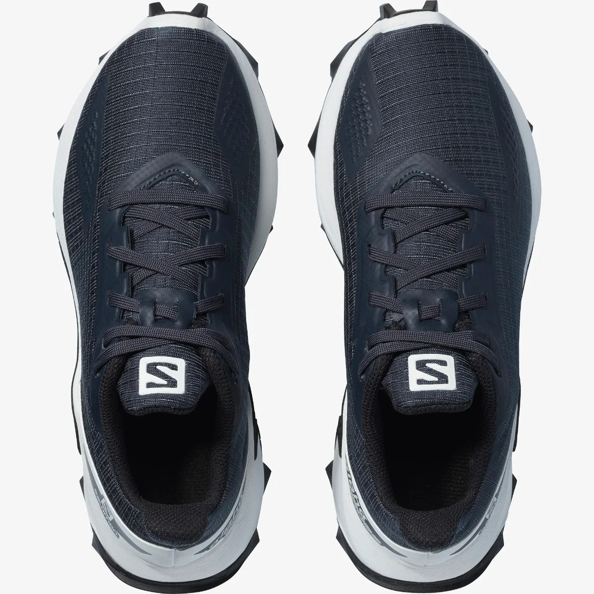 Salomon Alphacross Blast Junior Shoes (Indian Ink White Black) - Image 3