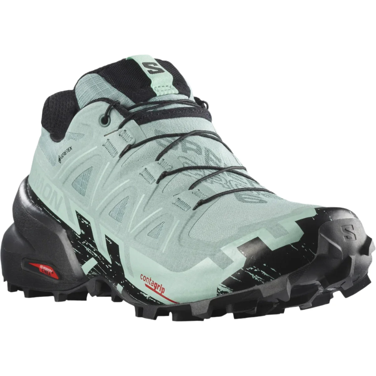 Salomon Speedcross 6 Gore-Tex Trail Shoes Women's (Aquifer Yucca)