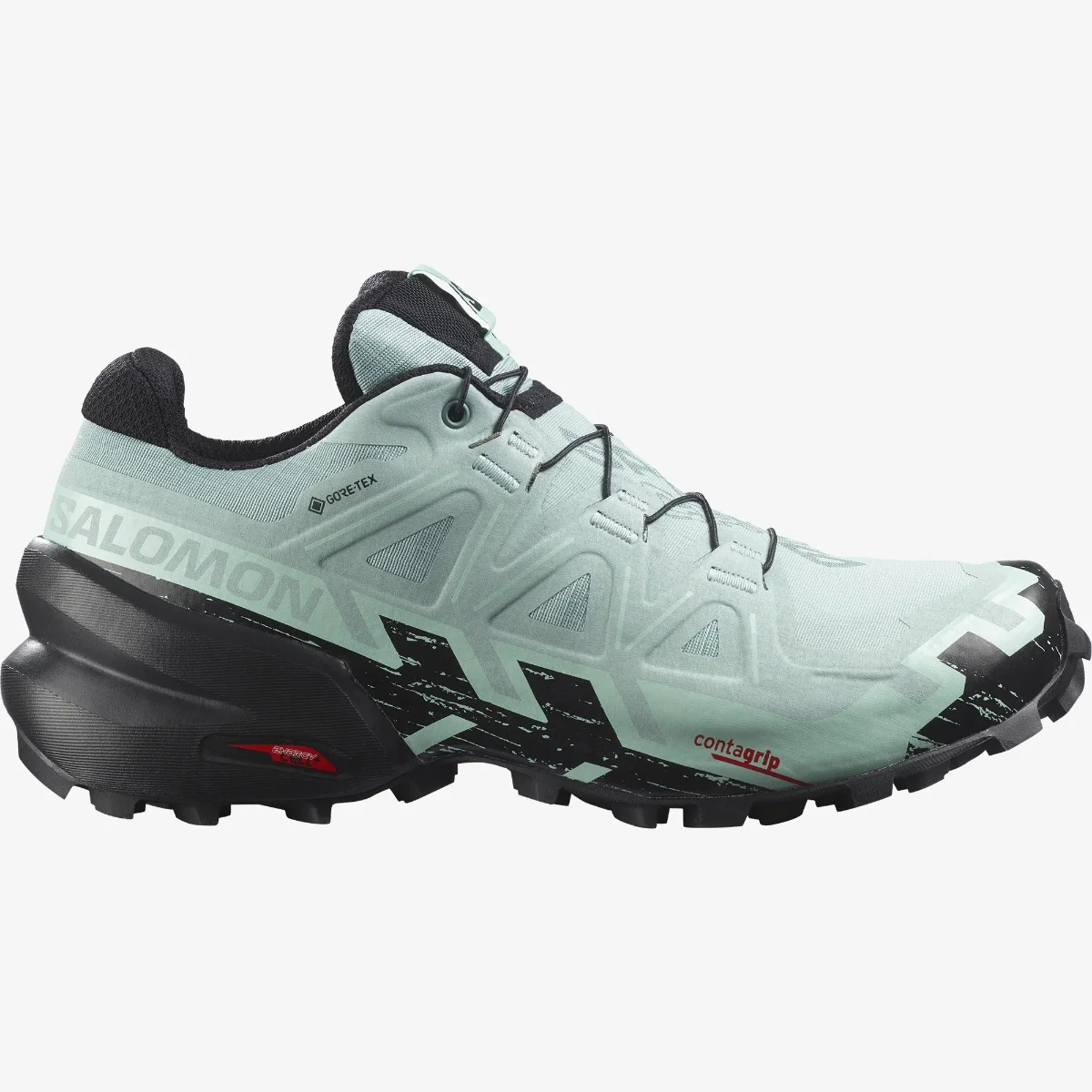 Salomon Speedcross 6 Gore-Tex Trail Shoes Women's (Aquifer Yucca) - Image 3