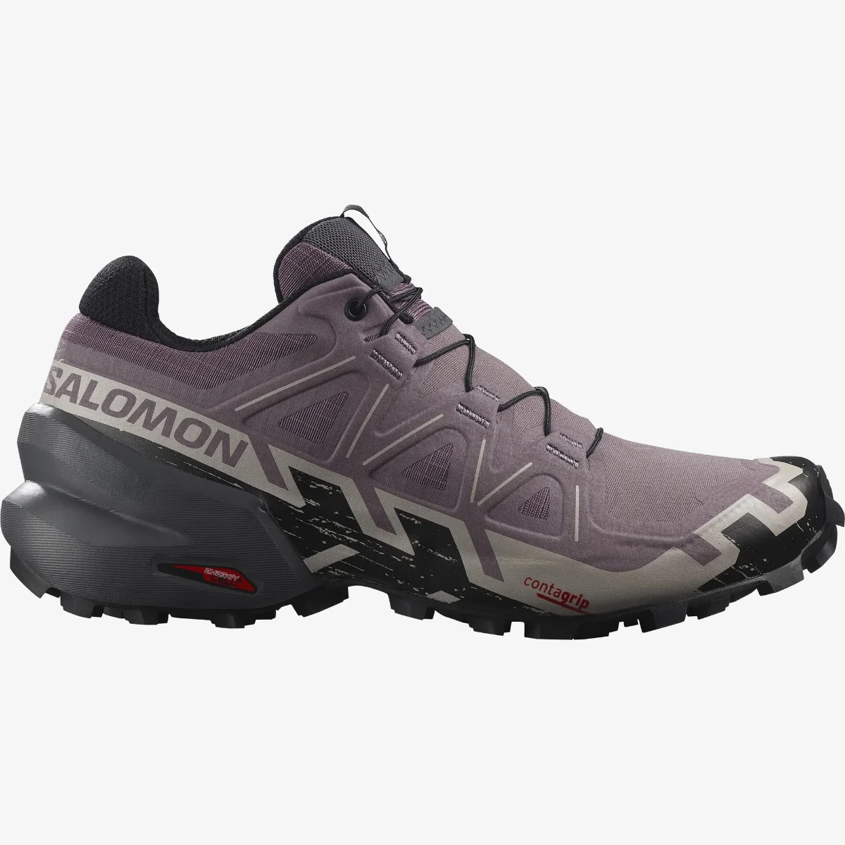 Salomon Speedcross 6 Trail Shoes Women's Wide (Moonscape) - Image 2