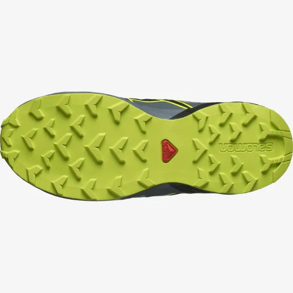 Salomon Speedcross Climasalomon Shoes Junior (Blue Black Acid Lime) - Image 3
