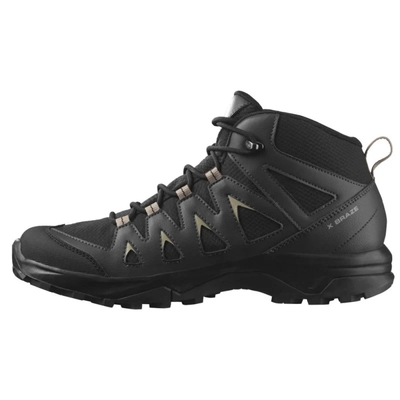Salomon X Braze Gore Tex Trail Boots Men's (Black Khaki) - Image 3