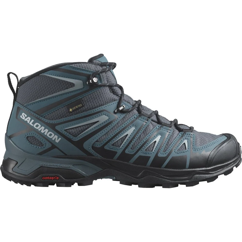 Salomon X Ultra Pioneer Mid GTX Trail Shoes Men's (Ebony Stargazer Quarry) - Image 3