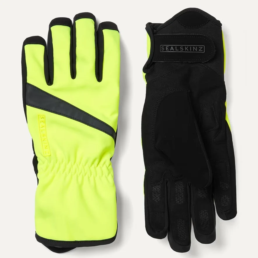 Sealskinz Waterproof Cycling Gloves Men's (Neon Yellow)