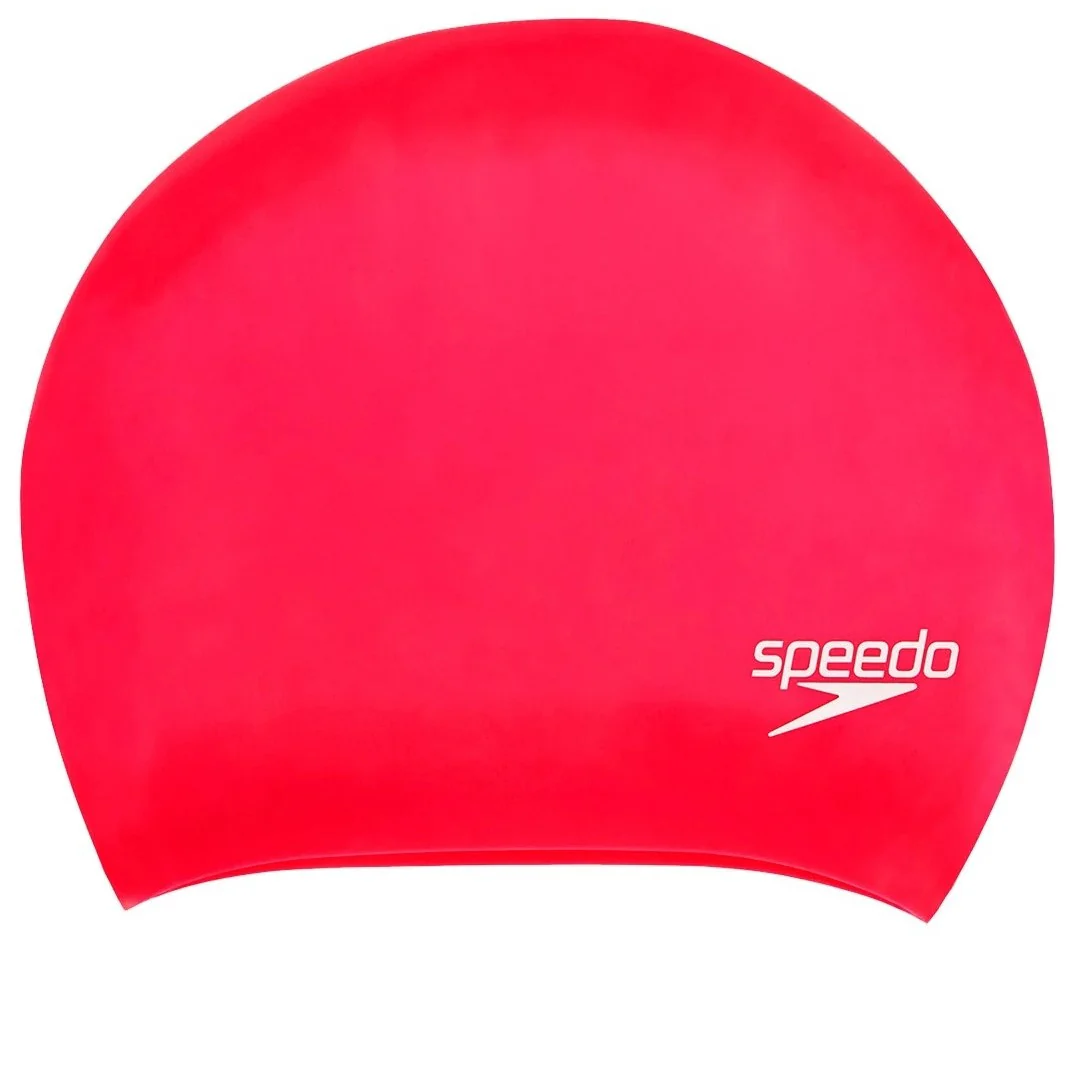Speedo Plain Moulded Silicone Cap Junior - Image 2