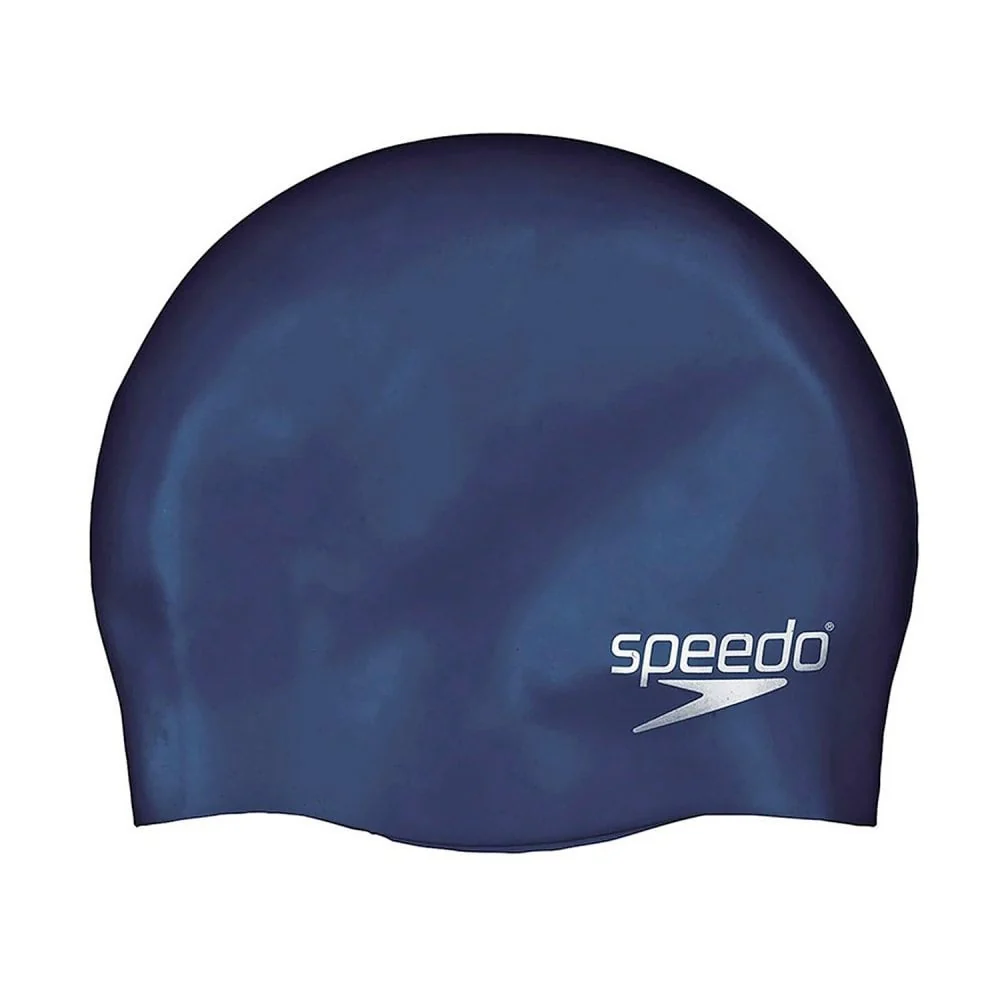 Speedo Plain Moulded Silicone Cap Junior - Image 4