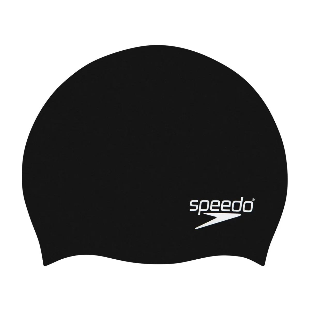 Speedo Plain Moulded Silicone Cap Junior - Image 6