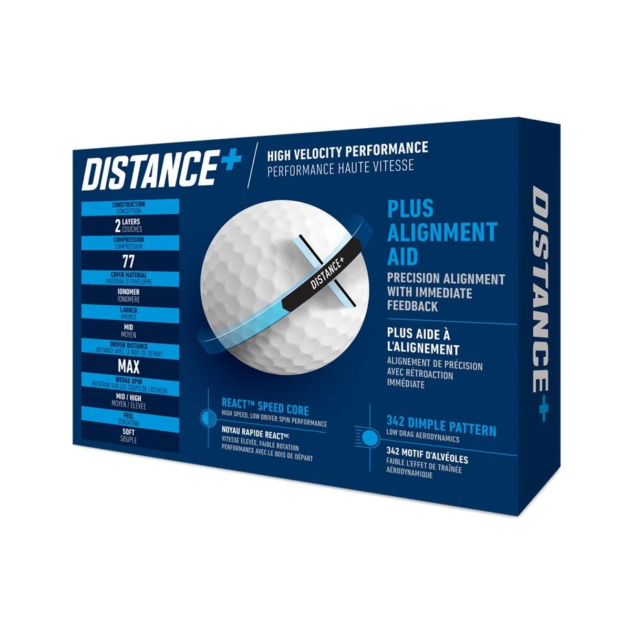 Taylor Made Distance+ Golf Balls x 12 - Image 3