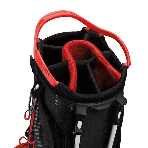 Taylor Made 23 Pro Golf Stand Bag (Black Red) - Image 2