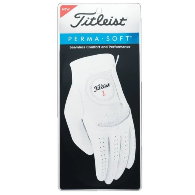 Titleist Perma Soft Golf Gloves Men's Right Hand (White) - Image 2