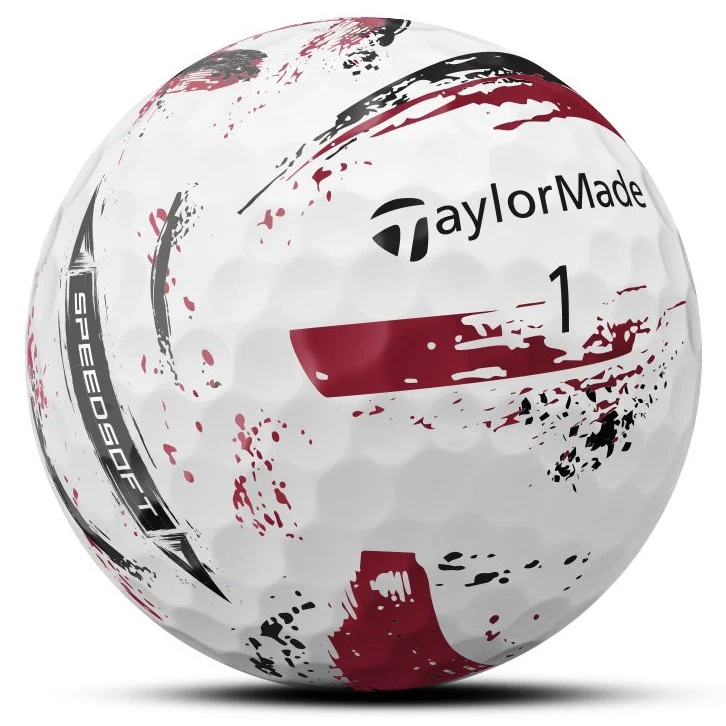 Taylor Made SpeedSoft Ink Golf Balls x 3 - Image 5