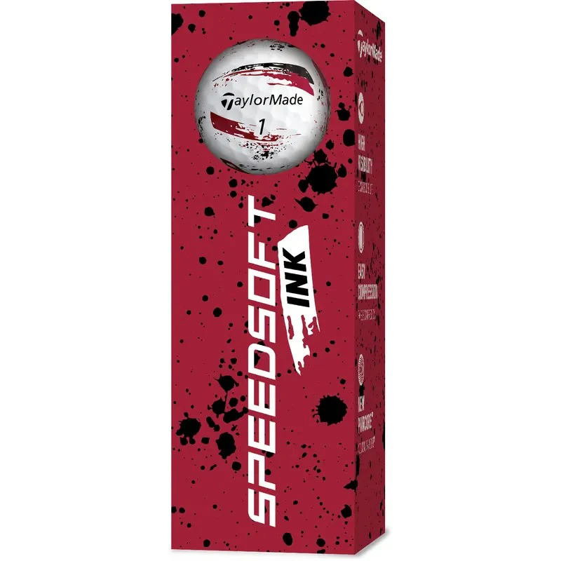 Taylor Made SpeedSoft Ink Golf Balls x 3 - Image 6
