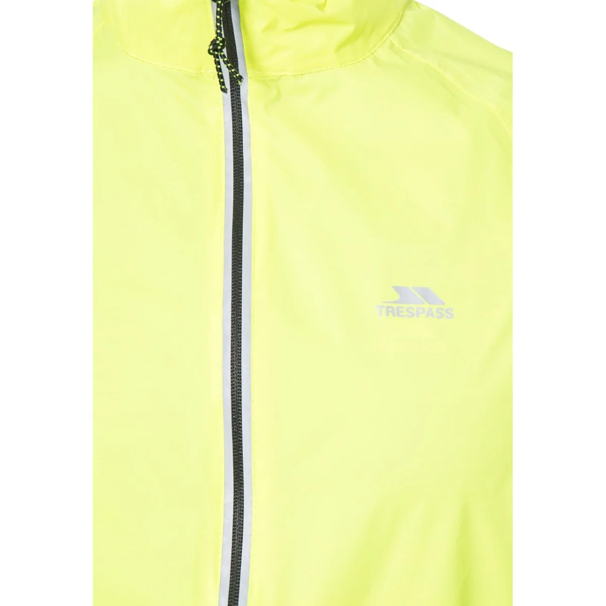 Trespass Retract Hi Vis Packaway Men's Jacket (Yellow) - Image 4