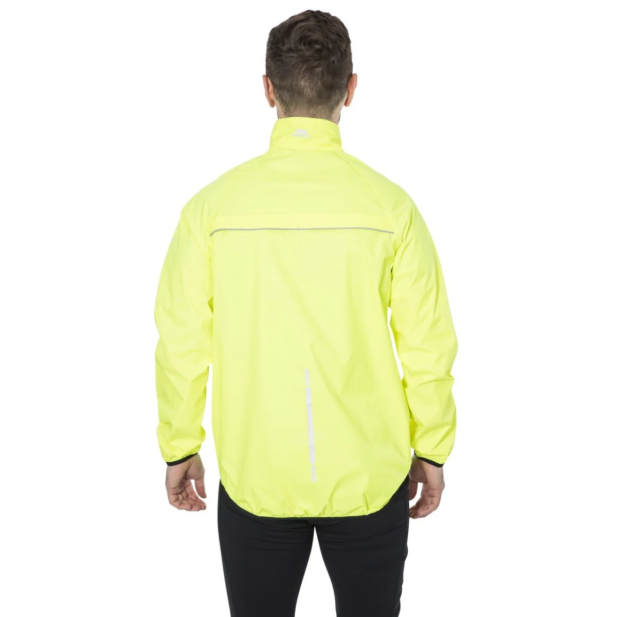 Trespass Retract Hi Vis Packaway Men's Jacket (Yellow) - Image 6