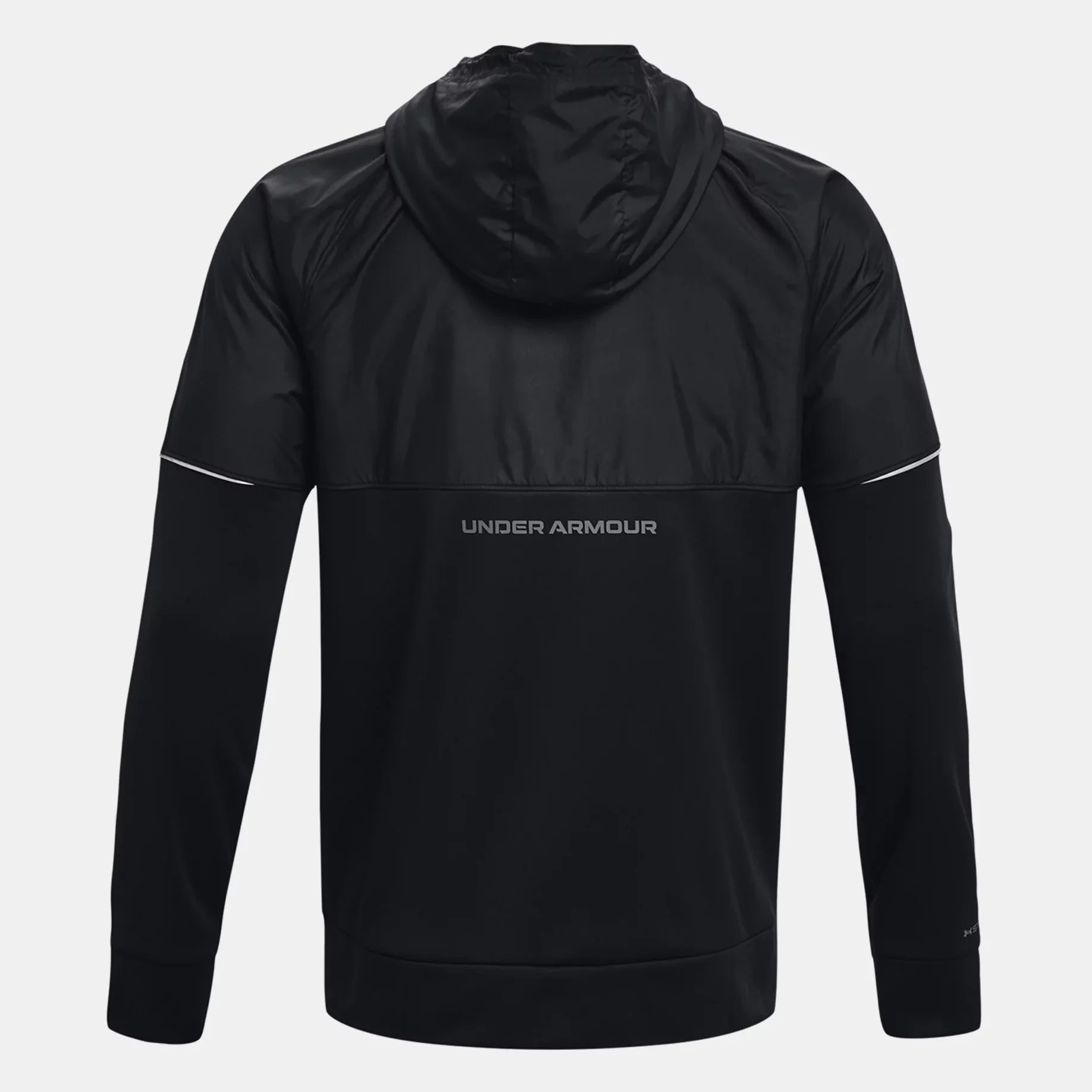 Under Armour Armour Fleece Full Zip Hoodie Men's (Black 001) - Image 6