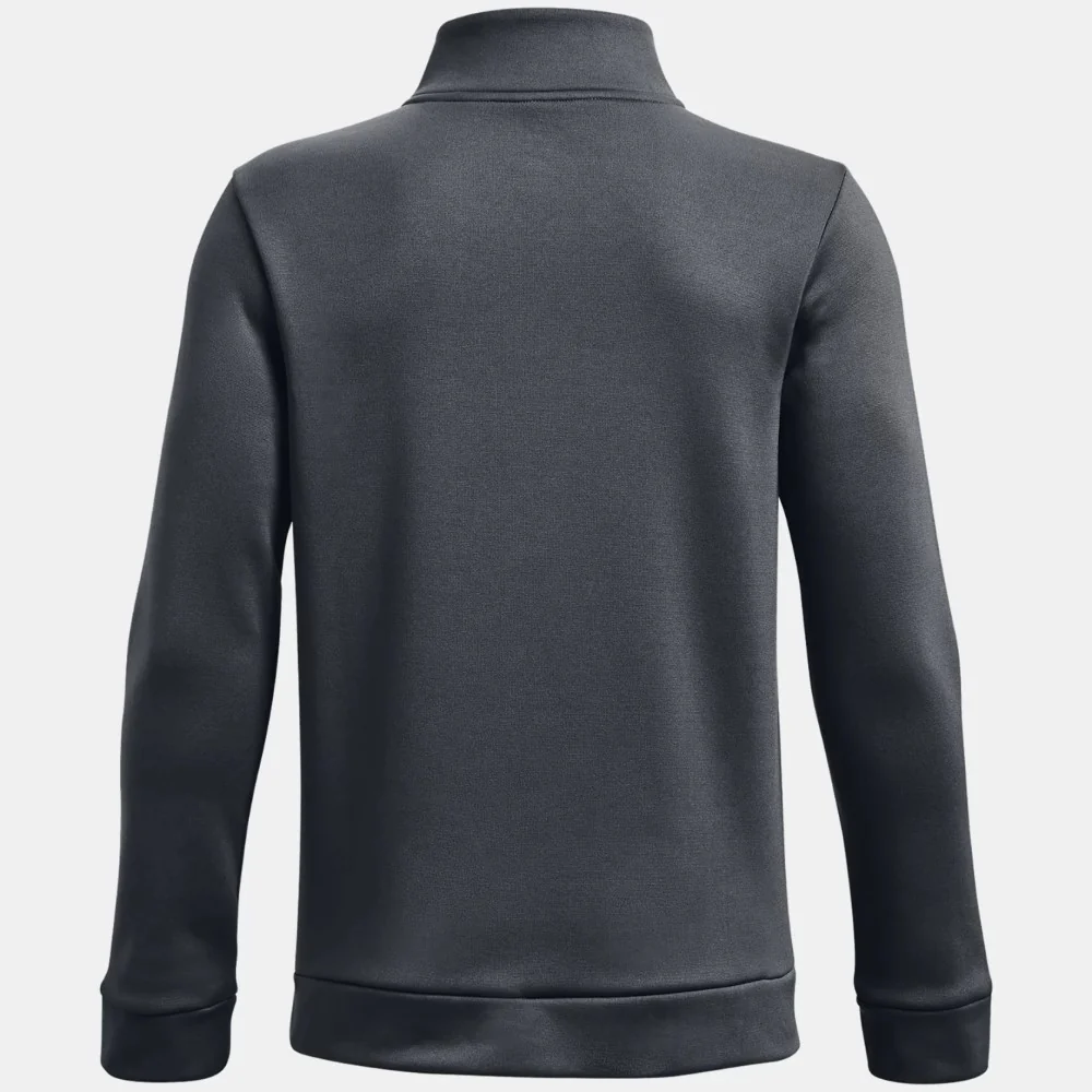 Under Armour Fleece Half Zip Tp Junior (Grey 012) - Image 2