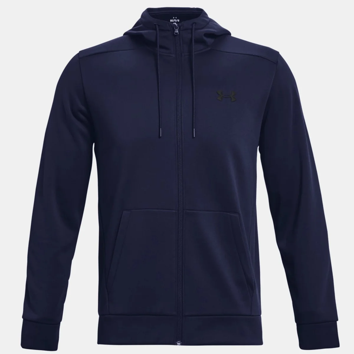 Under Armour Fleece Full Zip Hoodie Men's (Navy 410) - Image 4