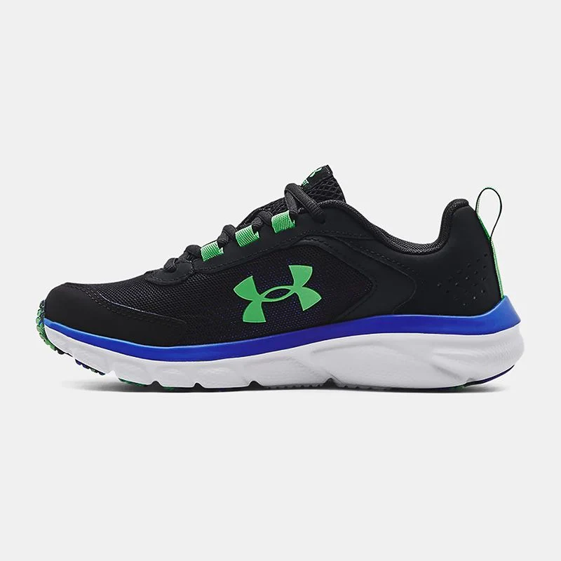 Under Armour Grade School Assert 9 Running Shoes Boys (Black 005) - Image 3