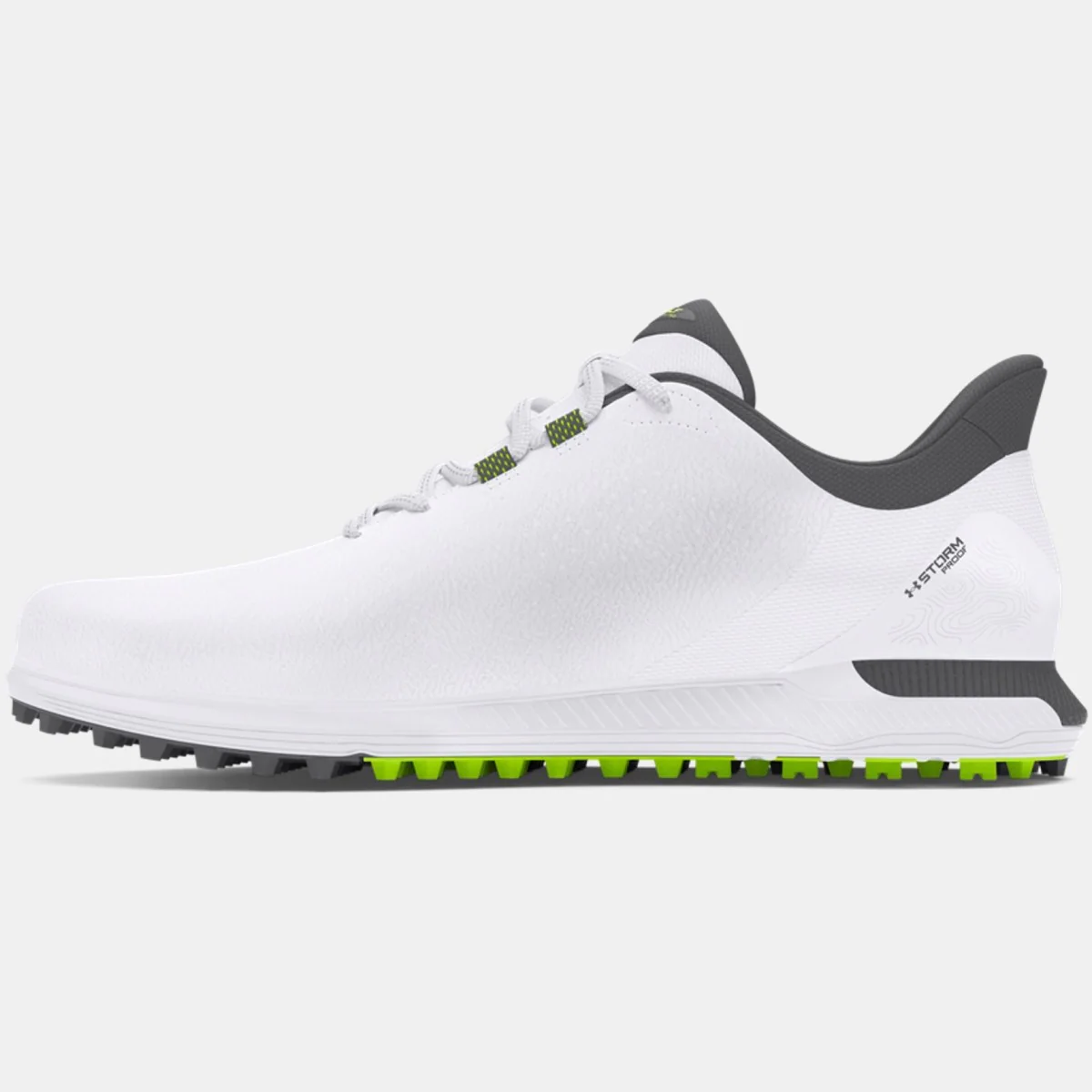 Under Armour Drive Fade Spikeless Golf Shoes Men's (White Titan 100) - Image 3
