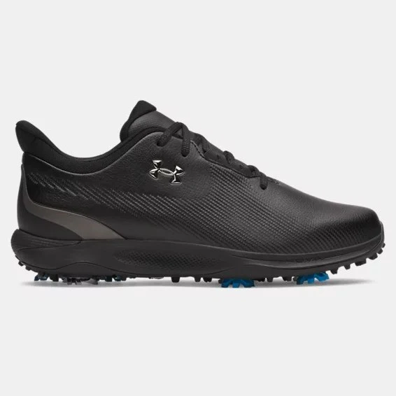 Under Armour Drive Fade Spiked Golf Shoes Men's Wide (Black 002)