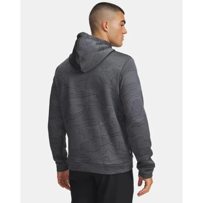 Under Armour Drive Midlayer Jacquard Hoodie Men's (Castlerock 025) - Image 2