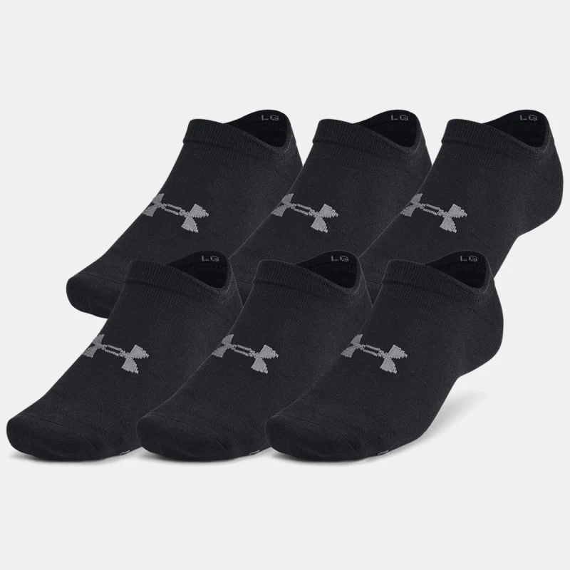 Under Armour Essential No Show Socks 6 Pack - Image 3