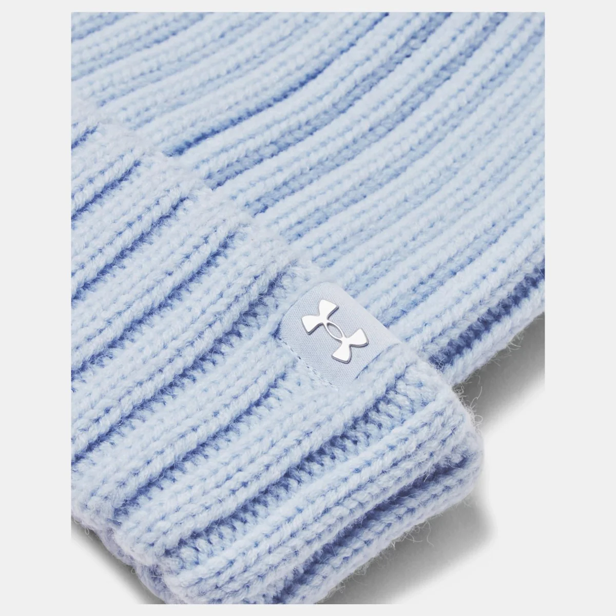 Under Armour Halftime Pom Beanie Women's (Nimbus Blue 432) - Image 2