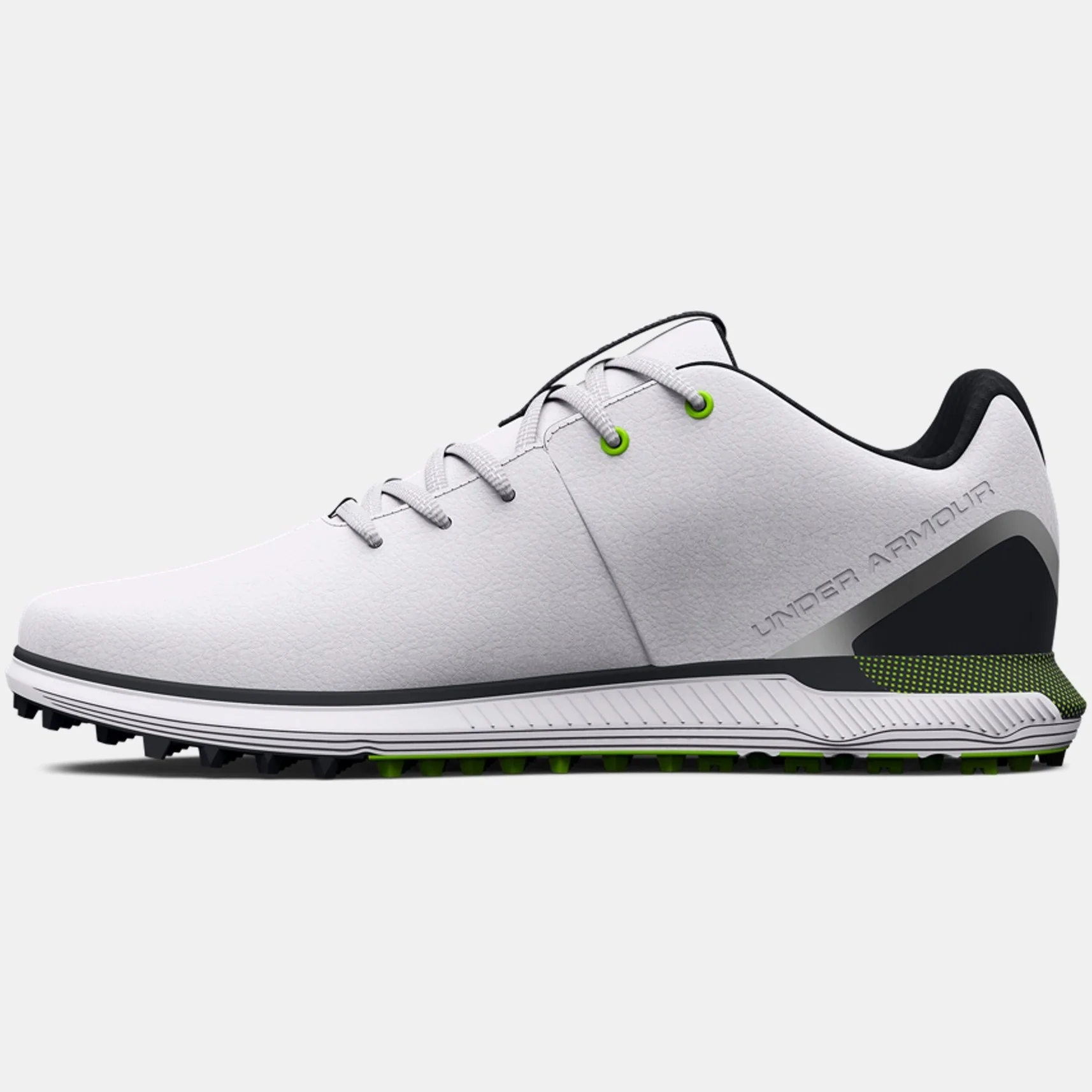 Under Armour HOVR Fade 2 Spikeless Golf Shoes Men's (White Black 102) - Image 3