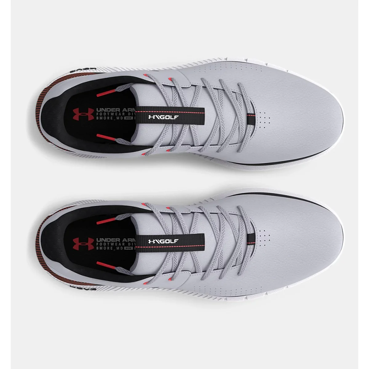 Under Armour HOVR Fade 2 Spikeless Wide Golf Shoes Mens (Grey 102) - Image 4