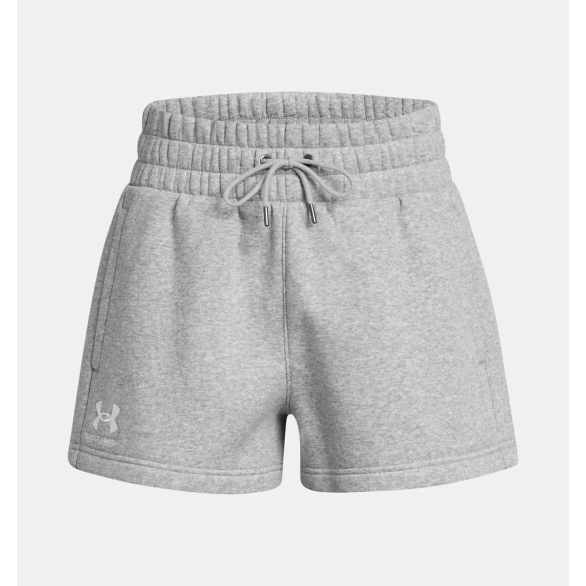 Under Armour Icon Fleece Boxer Shorts Women's (Mod Grey 011) - Image 3