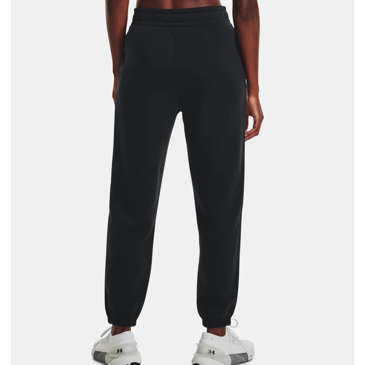 Under Icon Fleece Jogger Pants Women's (Black 001) - Image 2