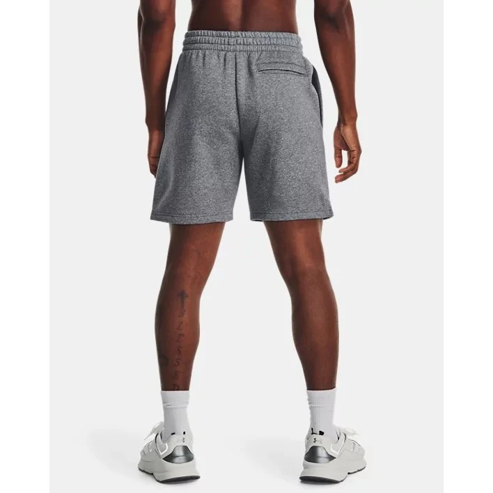 Under Armour Icon Fleece Shorts Men's (Grey 012) - Image 2