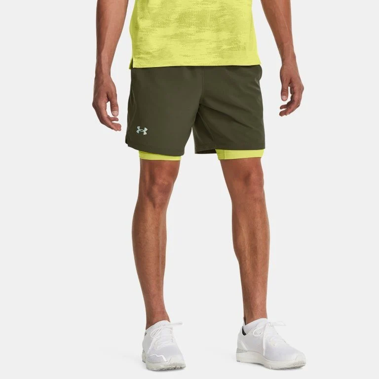 Under Armour Launch Run 7" 2 in 1 Shorts Men's (Green 390)