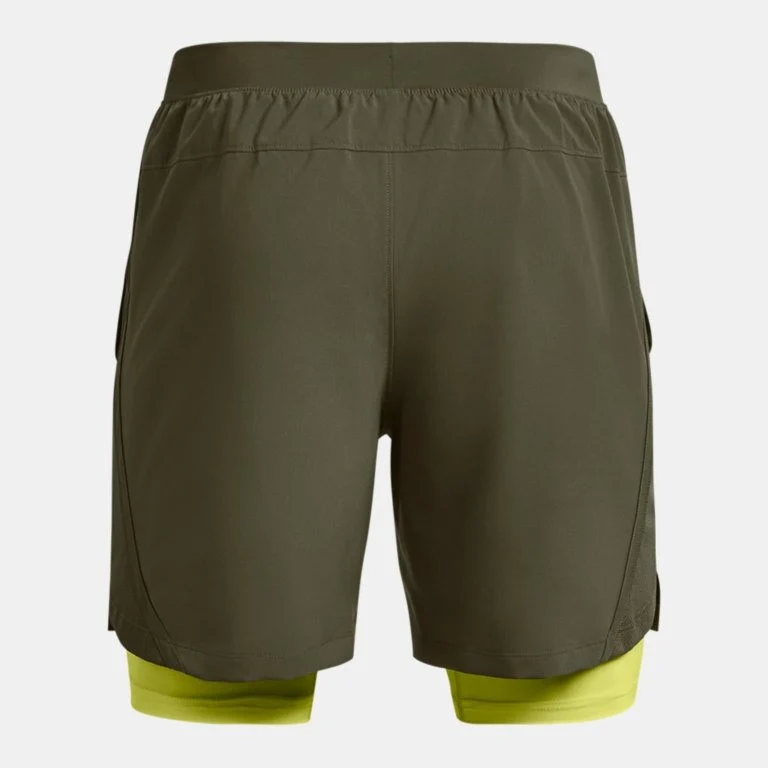 Under Armour Launch Run 7" 2 in 1 Shorts Men's (Green 390) - Image 4