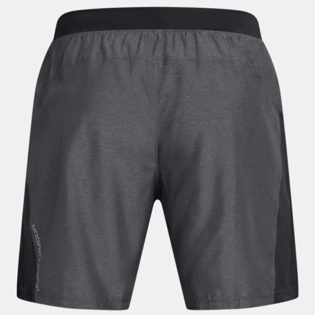 Under Armour Launch 7" Heather Shorts Men's (Black 001) - Image 2