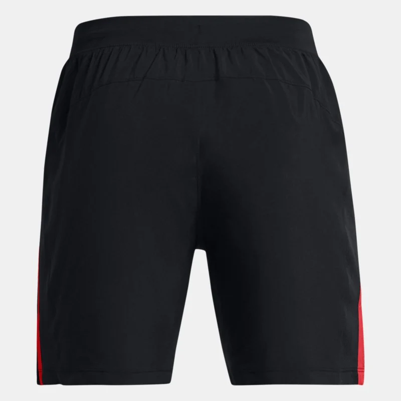 Under Armour 7 Inch Shorts Men's (Black Red 003) - Image 4