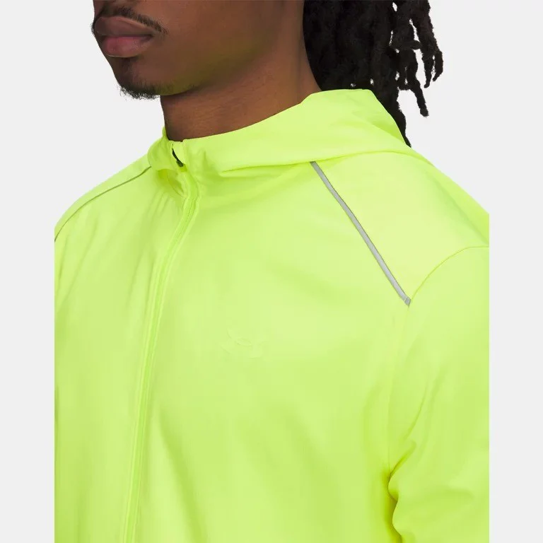 Under Armour Launch Hodded Jacket Men's (Yellow 731) - Image 3
