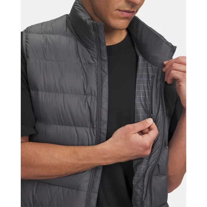 Under Armour Legend Down Gilet Vest Men's (Grey 025) - Image 3